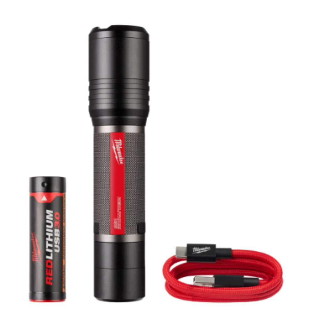 Milwaukee 2162-21 2,000 Lumens REDLITHIUM USB Slide Focus Flashlight