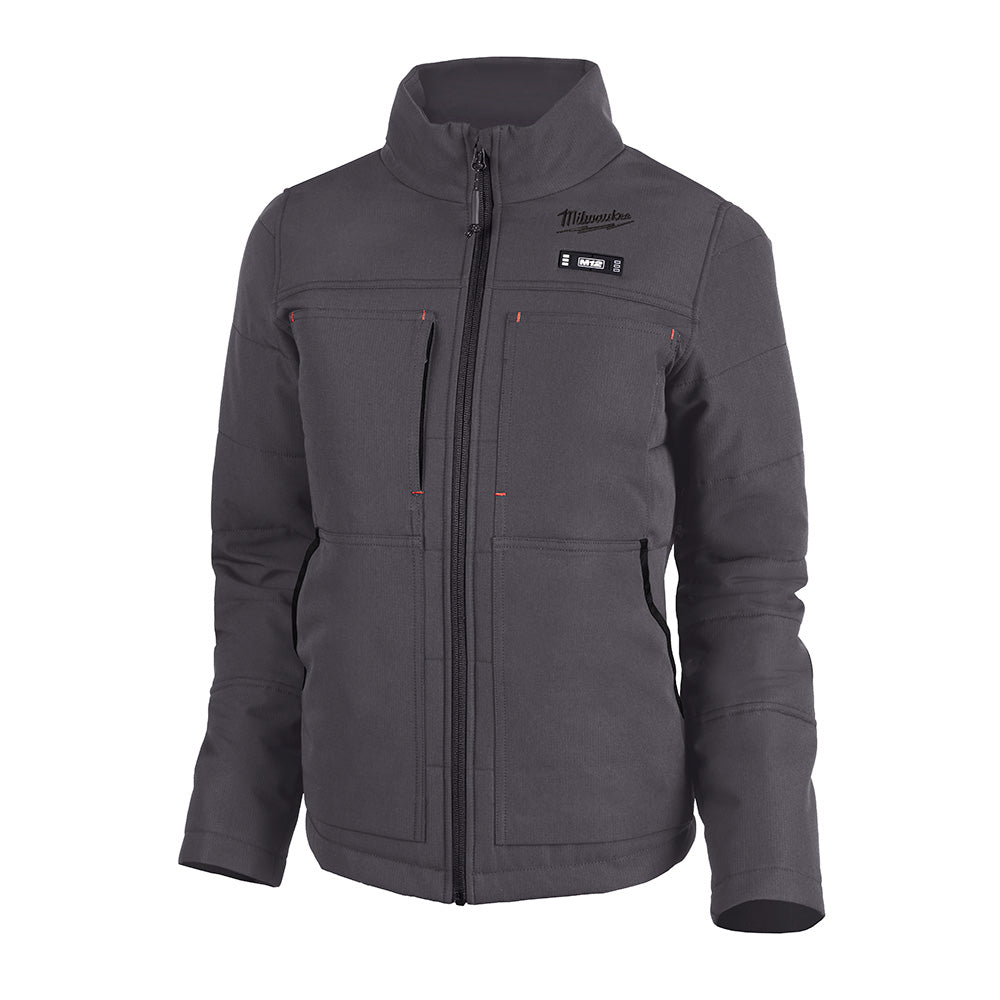 Milwaukee 234G-21S M12 Women's Heated AXIS Hooded Gray Jacket Kit - Small
