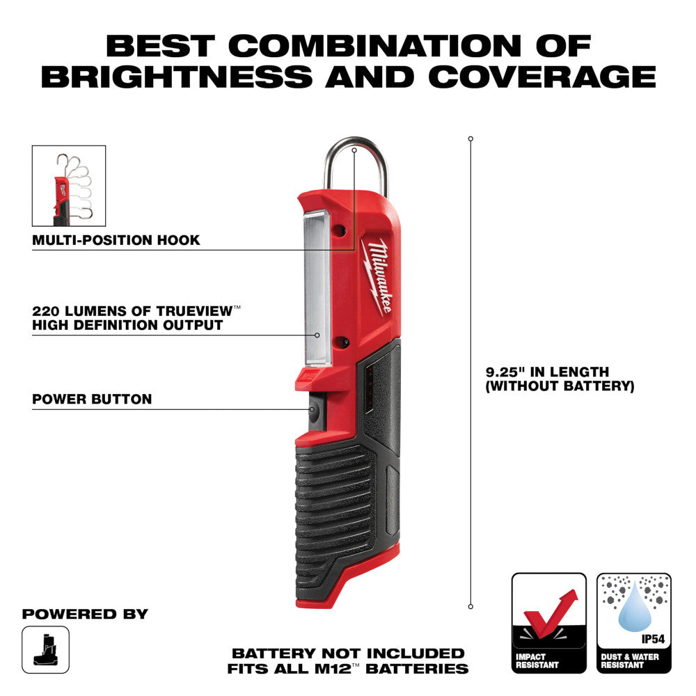 Milwaukee 2351-20 M12 LED Stick Light (Tool Only)