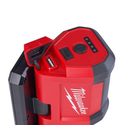 Milwaukee 2367-20 M12 12-Volt Lithium-Ion Cordless ROVER Service and Repair Flood Light with USB Charging - Tool Only
