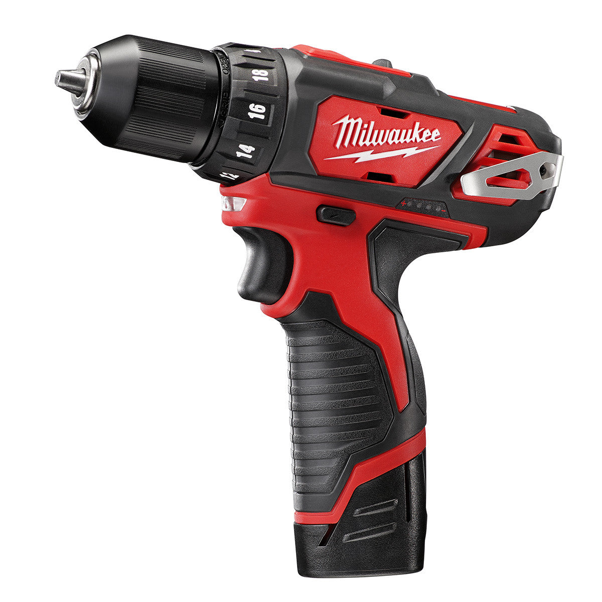 Milwaukee 2494-22 M12 2-Tool Cordless 3/8in Drill/Driver & 1/4in Hex Impact Driver Combo Kit