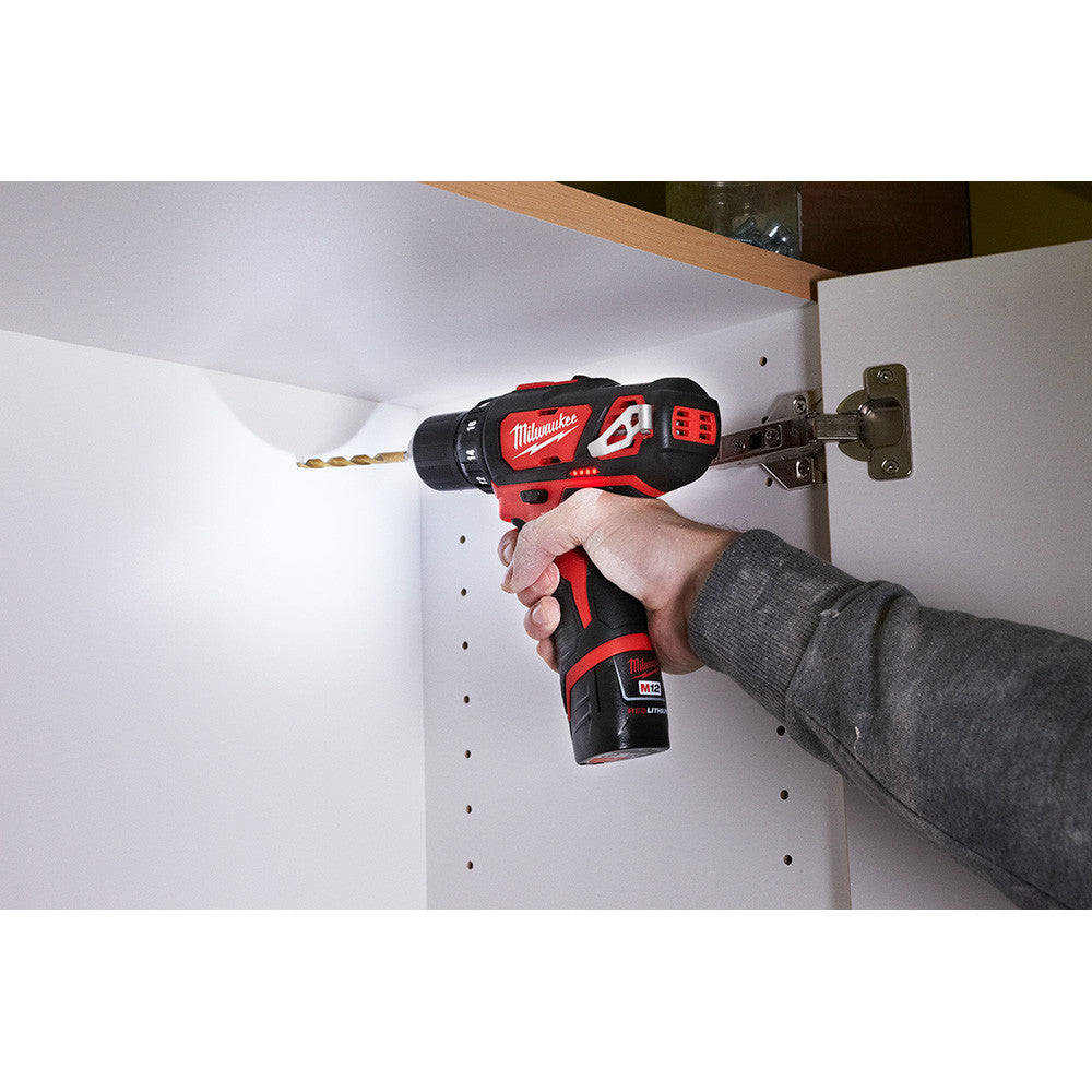 Milwaukee 2407-20 M12 Cordless 3/8in Drill/Driver (Tool Only)