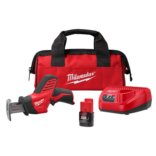 Milwaukee 2420-21 M12 HACKZALL Cordless Reciprocating Saw Kit