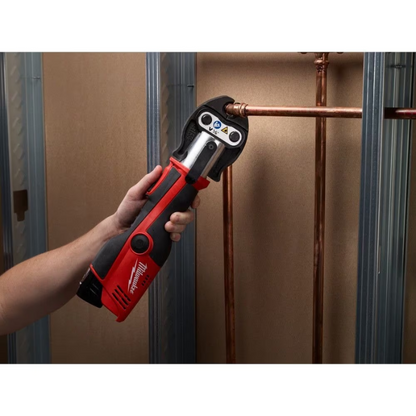 Milwaukee 2473-22 M12 12V Li-Ion Force Logic Cordless Press Tool Kit w/ 3 jaws with (2) 1.5 Ah Battery and Hard Case