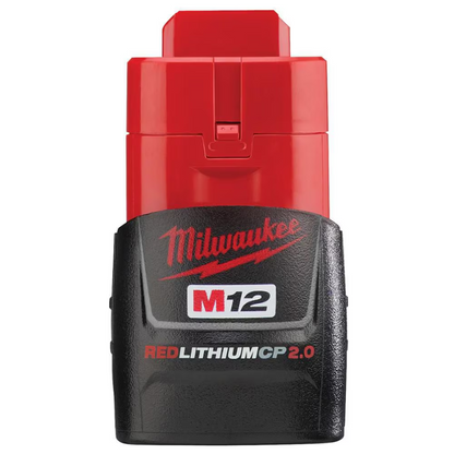 Milwaukee 2485-22 M12 FUEL 12V Lithium-Ion Brushless Cordless 1/4" Right Angle Die Grinder Kit with (2) 2.0Ah Batteries