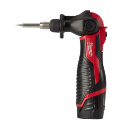 Milwaukee 2488-21 M12 12-Volt Lithium-Ion Cordless Soldering Iron Kit With (1) 1.5Ah Batteries, Charger & Hard Case