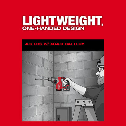 Milwaukee 2508-21XC M12 FUEL Cordless Brushless 5/8in SDS-Plus Rotary Hammer Kit