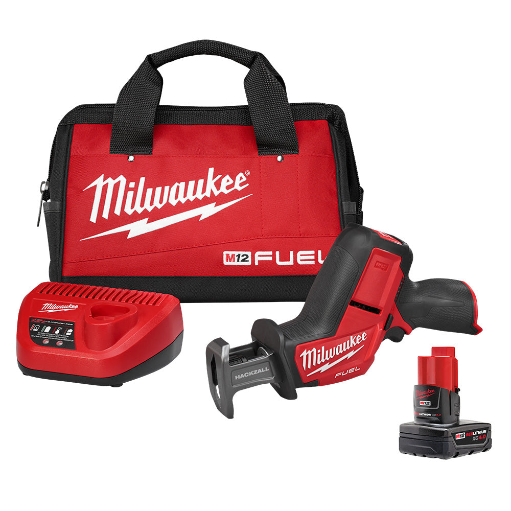 Milwaukee 2520-21XC M12 FUEL Cordless Brushless HACKZALL Reciprocating Saw Kit