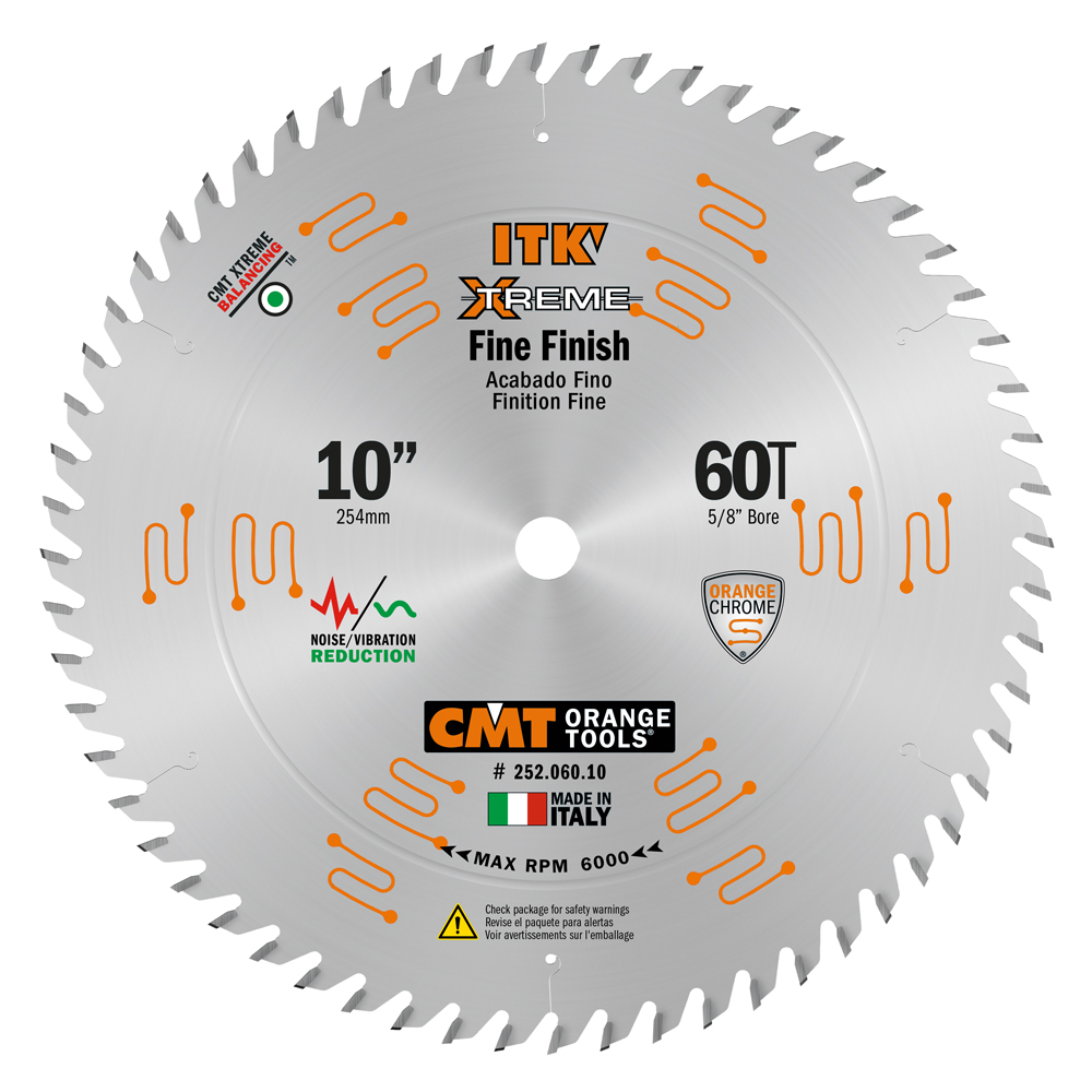 CMT 252.060.10 ITK Fine Cut Off 10″ X 60 X 5/8″