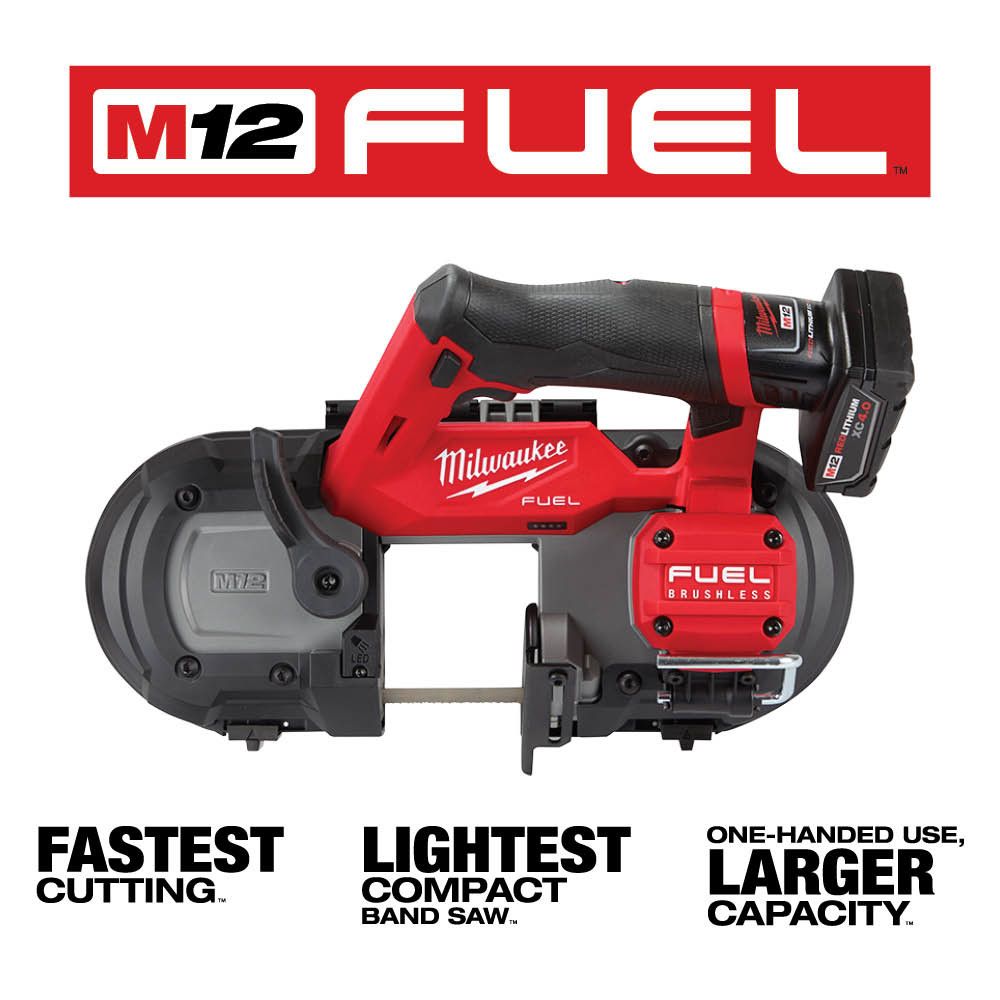 Milwaukee 2529-20 M12 FUEL 12 Volt Lithium-Ion Brushless Cordless Compact Band Saw - Tool Only