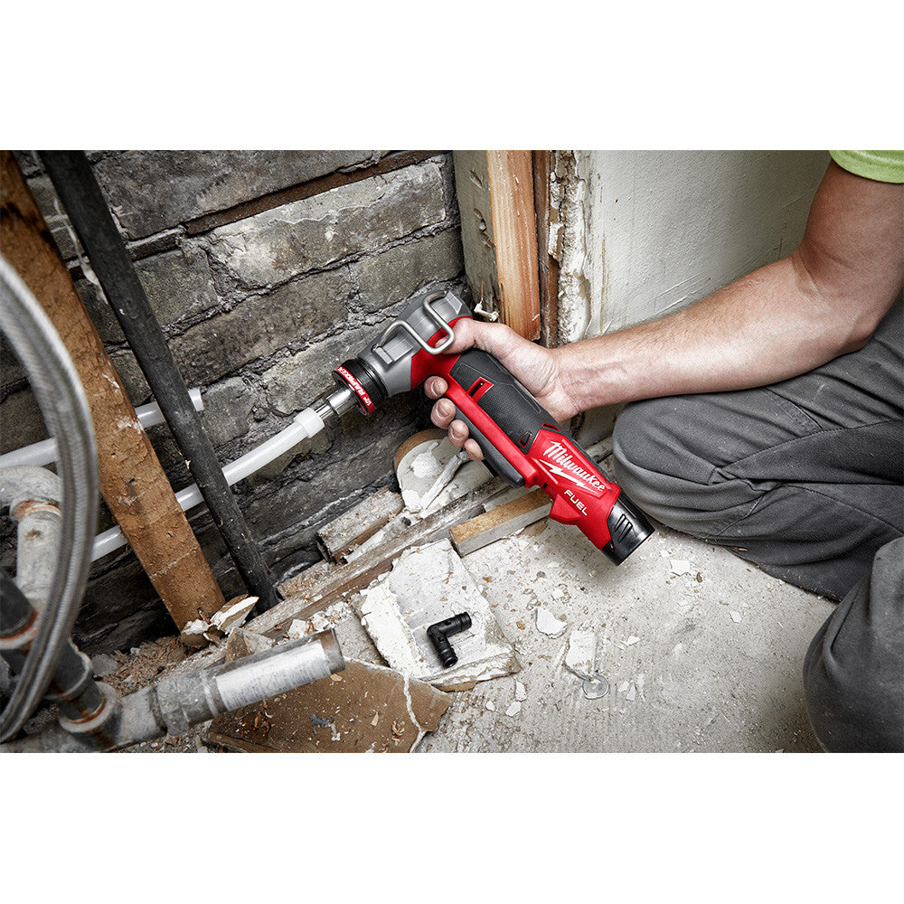 Milwaukee 2532-20 M12 FUEL Cordless Pro PEX Expander with 1/2in - 1in RAPID SEAL Pro PEX Expander Heads (Tool Only)