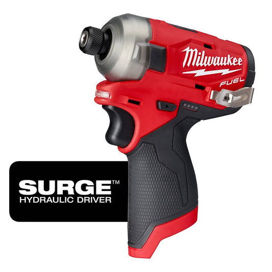Milwaukee 2551-20 M12 FUEL SURGE Cordless Brushless 1/4in Hex Hydraulic Impact Driver (Tool Only)