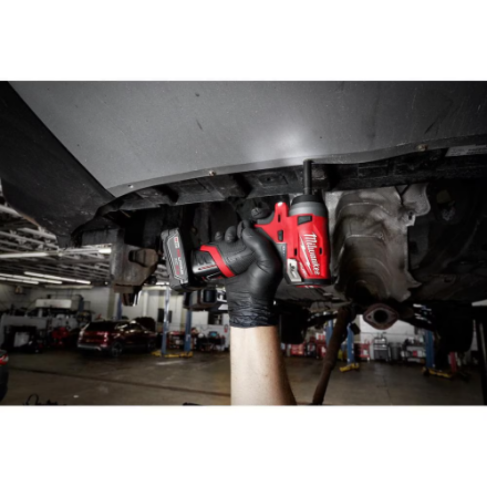 Milwaukee 2552-20 M12 FUEL 12-Volt Lithium-Ion Brushless Cordless Stubby 1/4-inch Impact Wrench (Tool Only)