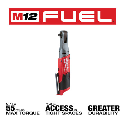 Milwaukee 2557-20 M12 FUEL Cordless Brushless 3/8in Ratchet (Tool Only)