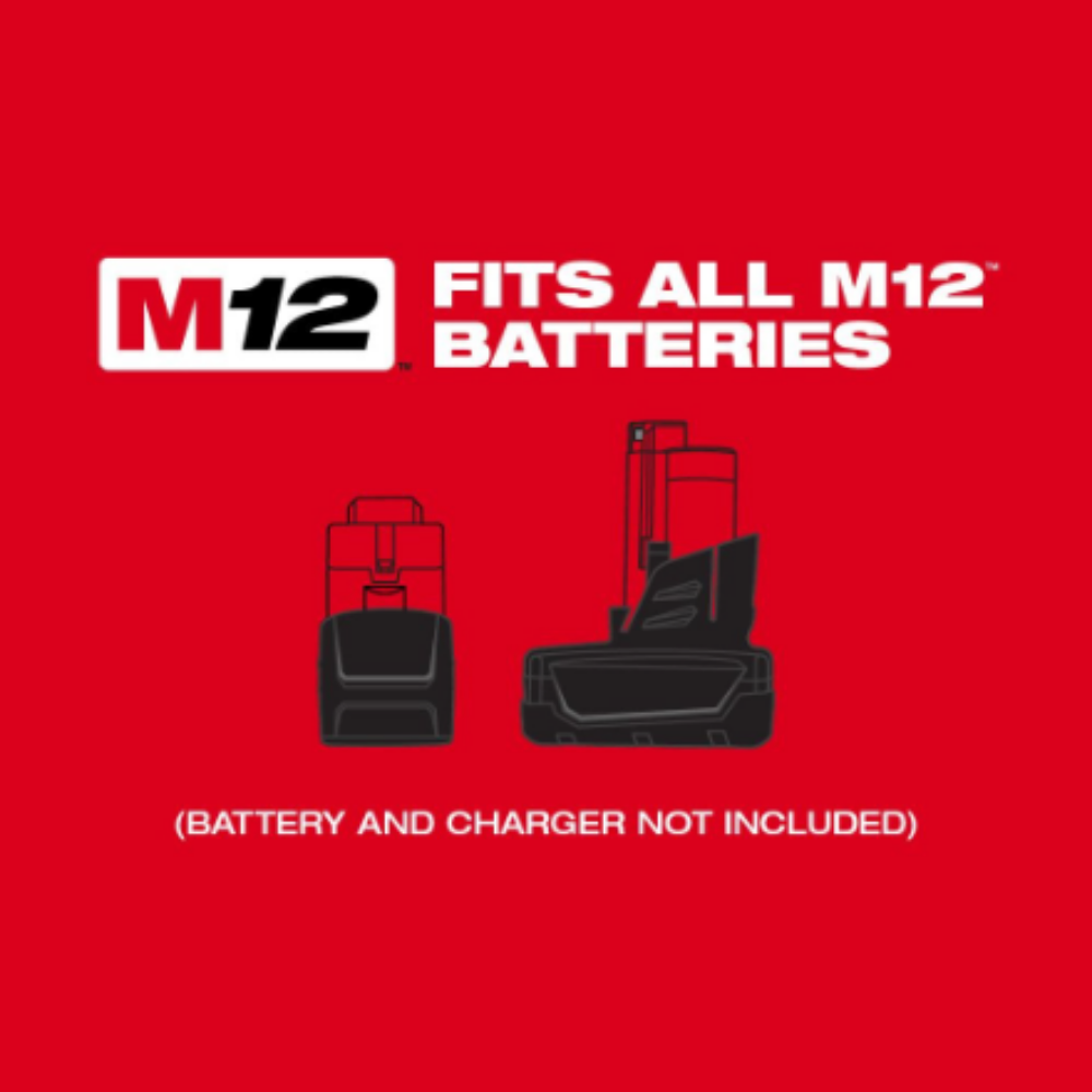 Milwaukee 2566-22 M12 FUEL 12-Volt Lithium-Ion Brushless Cordless High Speed 1/4 -inch Ratchet Kit with (2) Batteries