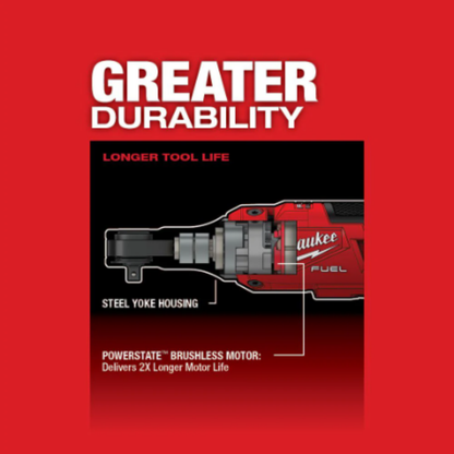 Milwaukee 2566-22 M12 FUEL 12-Volt Lithium-Ion Brushless Cordless High Speed 1/4 -inch Ratchet Kit with (2) Batteries