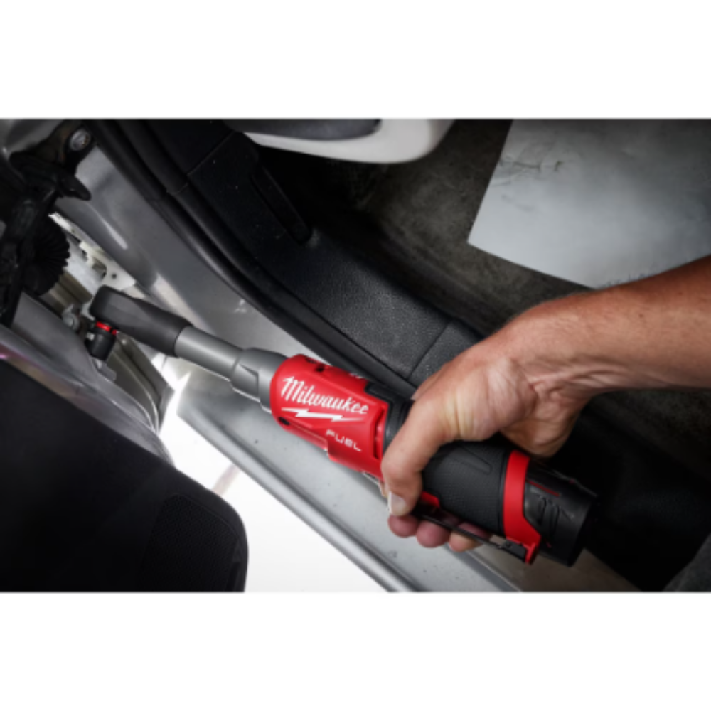 Milwaukee 2568-20 M12 FUEL 12-Volt 1/4 inch Lithium-Ion Brushless Cordless Extended Reach High Speed Ratchet (Tool Only)
