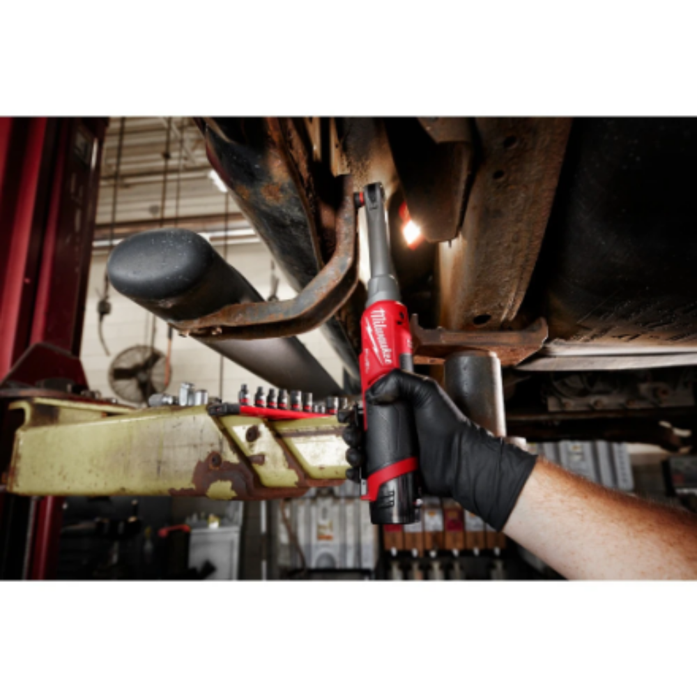 Milwaukee 2568-20 M12 FUEL 12-Volt 1/4 inch Lithium-Ion Brushless Cordless Extended Reach High Speed Ratchet (Tool Only)