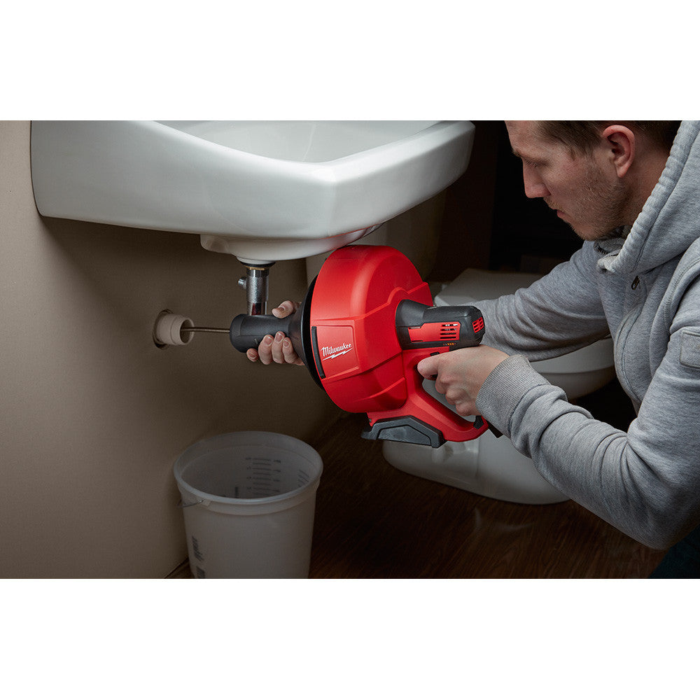 Milwaukee 2571-21 M12 Cordless Auger Drain Snake with 5/16in Cable Kit