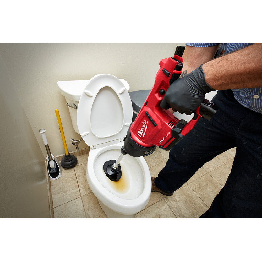 Milwaukee 2572B-21 M12 AIRSNAKE Cordless Drain Cleaning Air Gun Kit