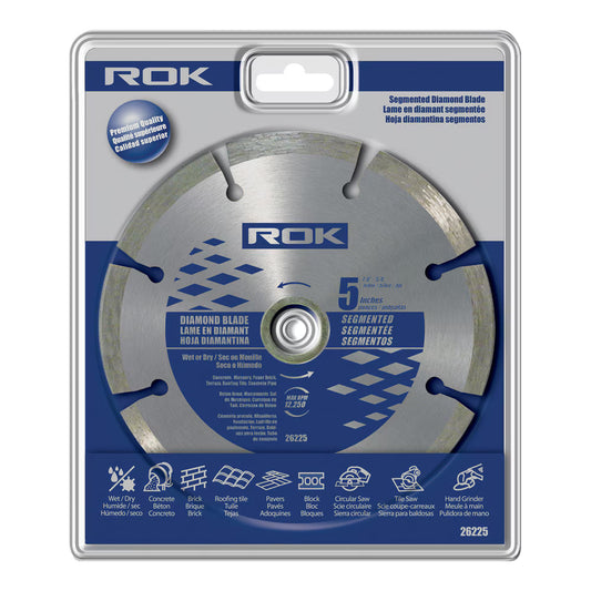 5" Segmented Diamond Blade for Concrete and Masonry Cutting