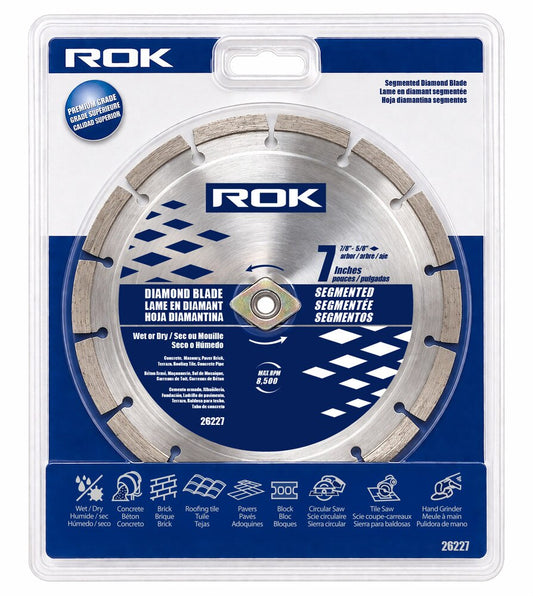 7" Segmented Diamond Blade for Concrete and Masonry Cutting