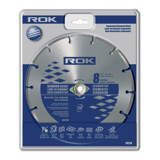 8" Segmented Diamond Blade for Concrete and Masonry Cutting