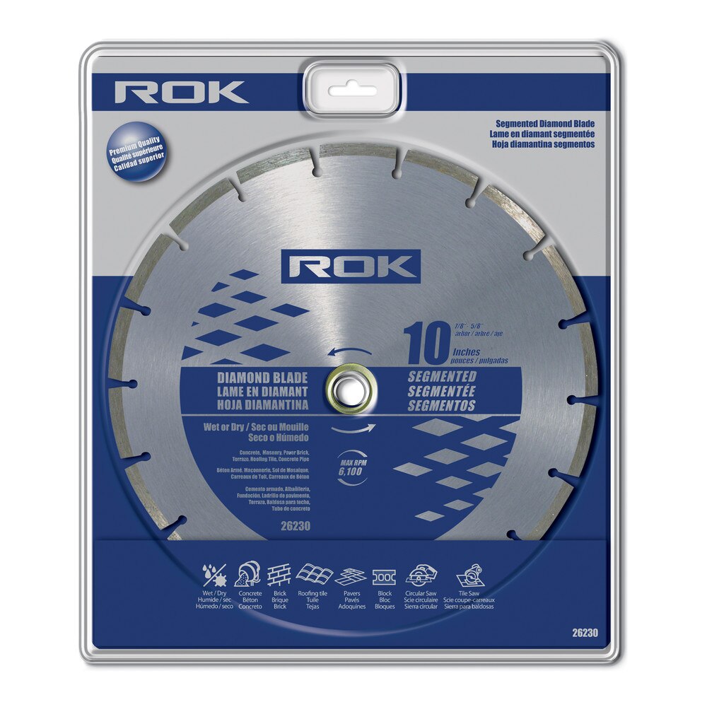 10" Segmented Diamond Blade for Concrete and Masonry Cutting