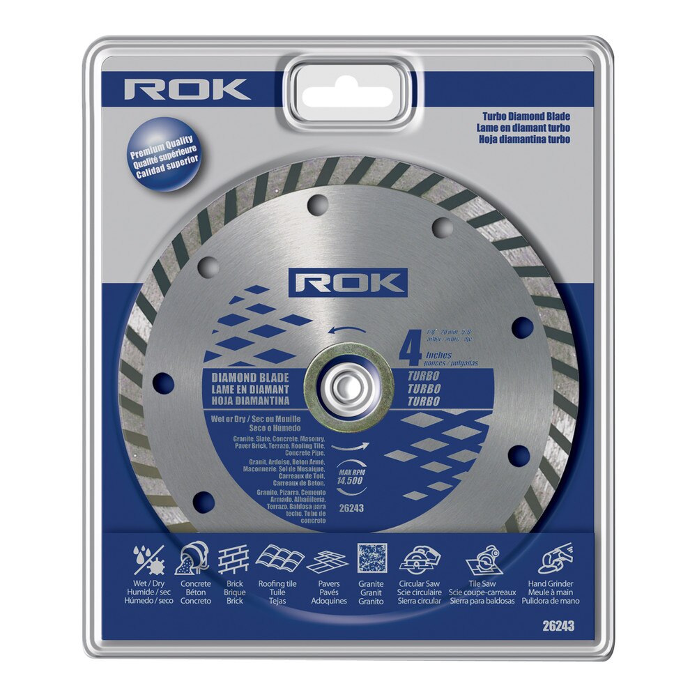4" Turbo Diamond Blade for Concrete and Masonry Cutting