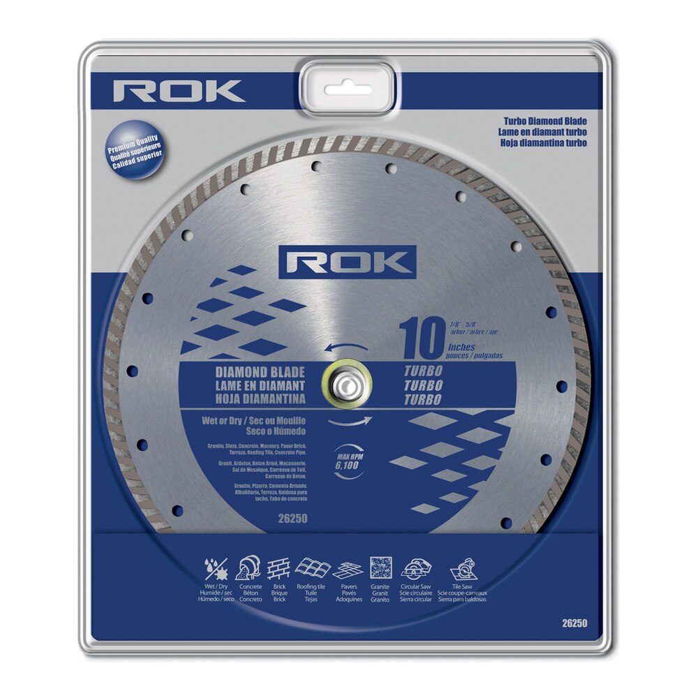 10" Turbo Diamond Blade for Concrete and Masonry Cutting