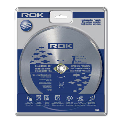 7-Inch Ultra-Thin Porcelain Diamond Blade | Precision Cutting Blade for Porcelain Tile