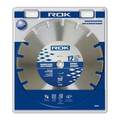 12" Asphalt Diamond Blade for Concrete & Asphalt Cutting | Professional Grade