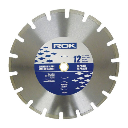 12" Asphalt Diamond Blade for Concrete & Asphalt Cutting | Professional Grade