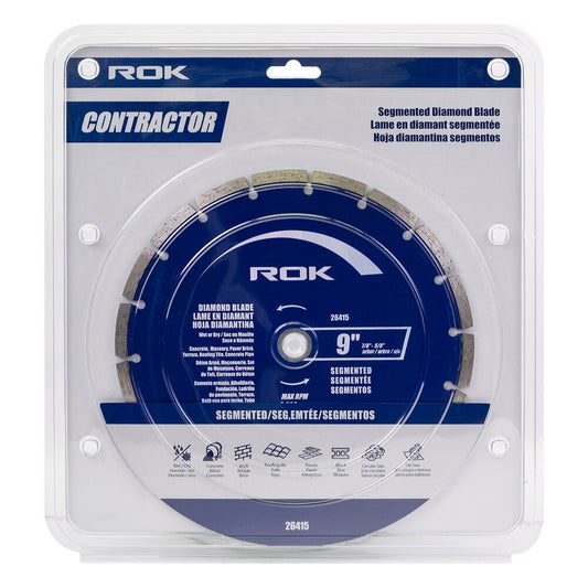 9" Segmented Diamond Blade for Concrete, Brick & Masonry Cutting