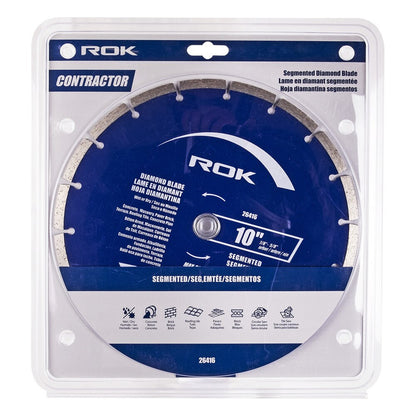 10" Segmented Diamond Blade for Concrete, Brick & Masonry