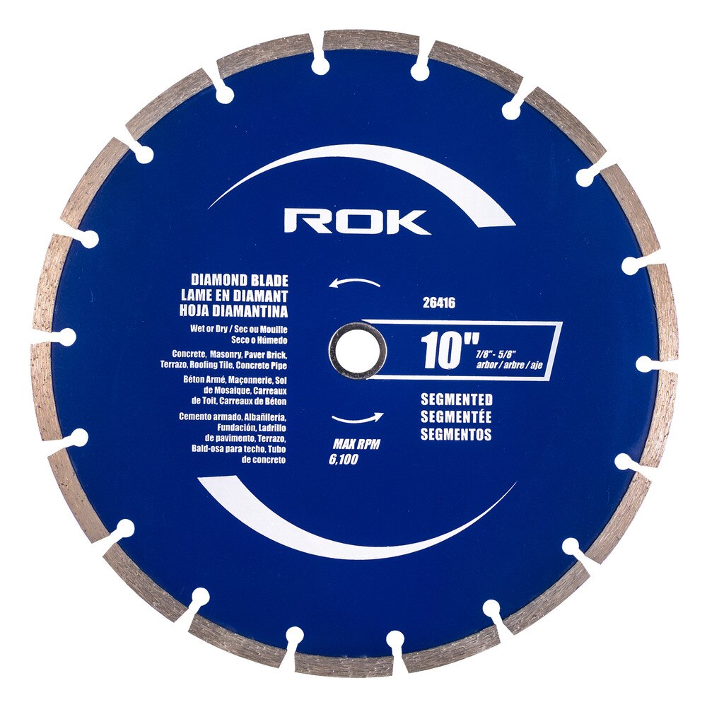 10" Segmented Diamond Blade for Concrete, Brick & Masonry