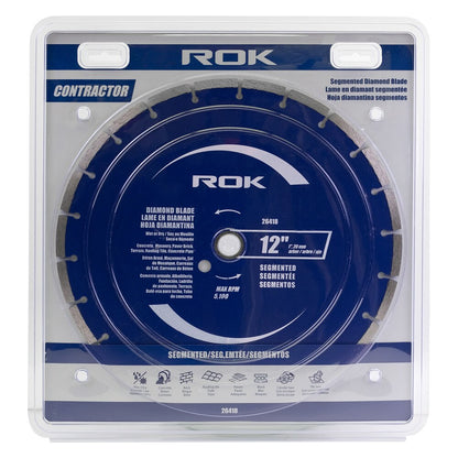 12" Segmented Diamond Blade for Concrete, Brick & Masonry