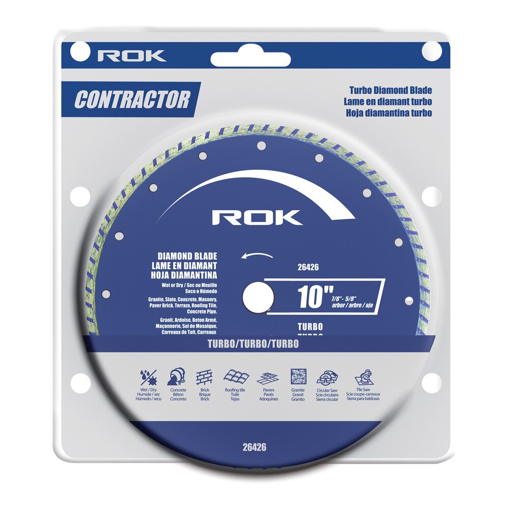 10" Turbo Diamond Blade for Concrete and Masonry Cutting