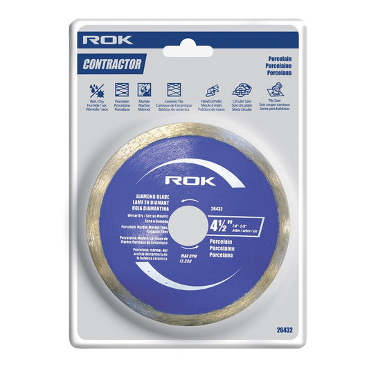 4-1/2" Porcelain Diamond Blade for Precision Tile Cutting