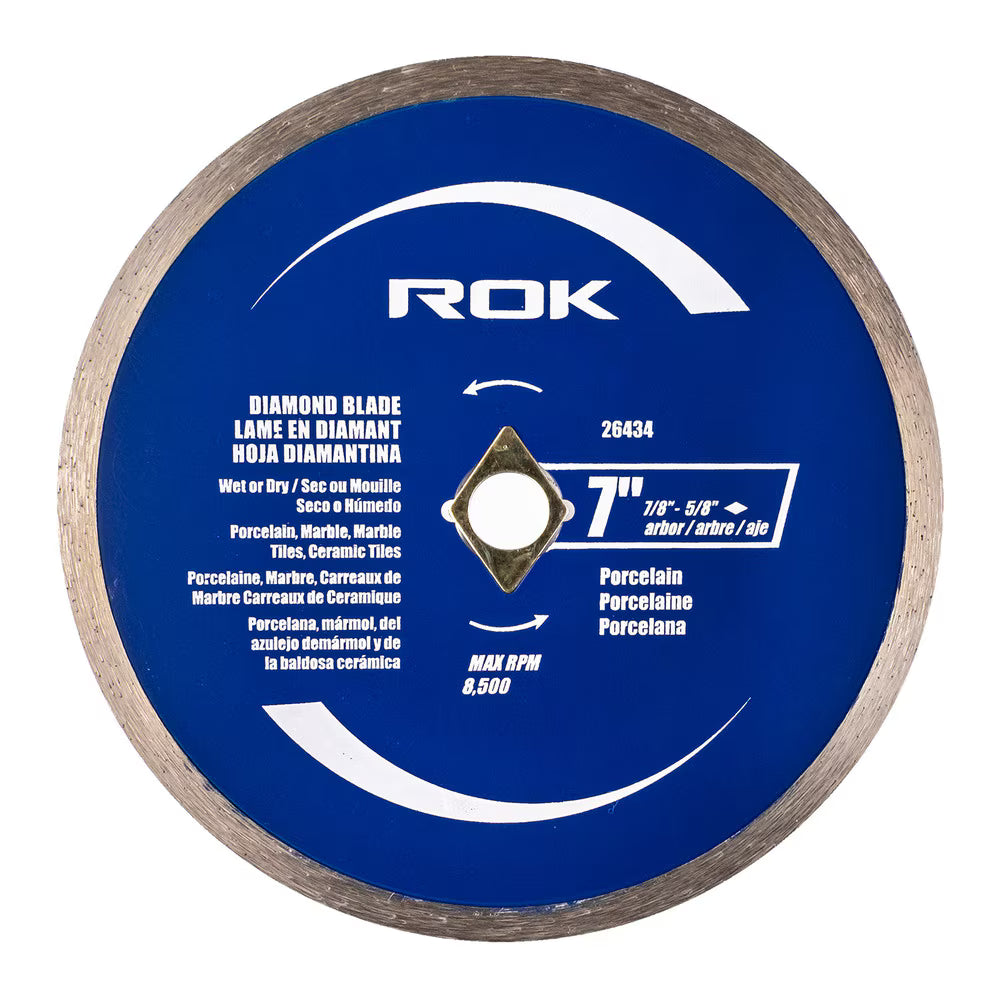 7" Porcelain Diamond Blade for Precision Tile Cutting