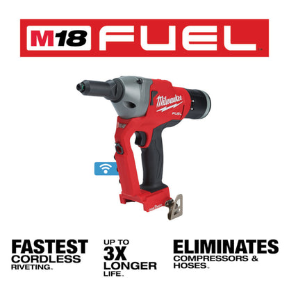 Milwaukee 2660-20 M18 FUEL Cordless Brushless 1/4in Rivet Tool with ONE-KEY (Tool Only)