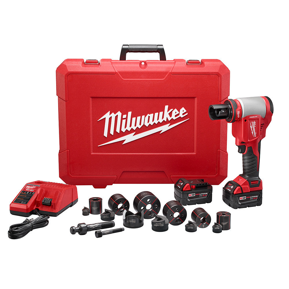Milwaukee 2676-23 M18 FORCE LOGIC Cordless 10T 1/2in - 4in Knockout Tool Kit