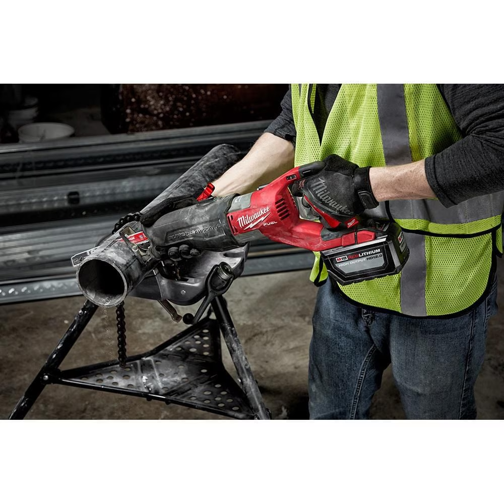 Milwaukee 2722-20 M18 FUEL 18V Lithium-Ion Brushless Cordless SUPER SAWZALL Orbital Reciprocating Saw (Tool Only)