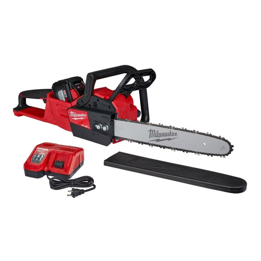 Milwaukee 2727-21HD M18 FUEL 16 in. 18V Li-Ion Brushless Cordless Chainsaw Kit w/ 12.0Ah Battery and Rapid Charger