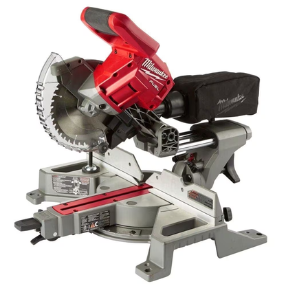 Milwaukee 2733-20 M18 FUEL 18V Li-Ion Brushless Cordless 7-1/4" Dual Bevel Sliding Compound Miter Saw (Tool-Only)