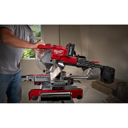 Milwaukee 2734-20 M18 FUEL 18V Lithium-Ion Cordless 10" Dual Bevel Sliding Compound Miter Saw (Tool Only)