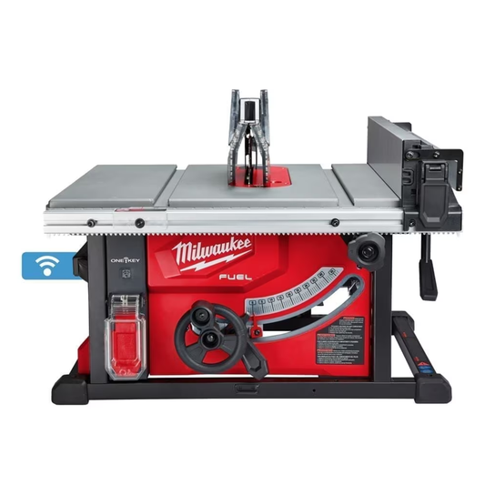 Milwaukee 2736-20 M18 FUEL 18V Lithium-Ion Brushless Cordless 8-1/4" Table Saw with ONE-KEY (Tool Only)
