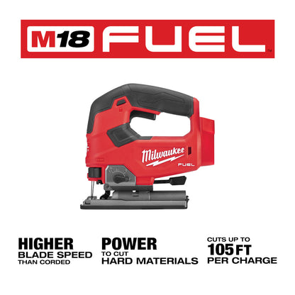 Milwaukee 2737B-20 M18 FUEL Cordless Brushless Barrel Grip Jig Saw (Tool Only)