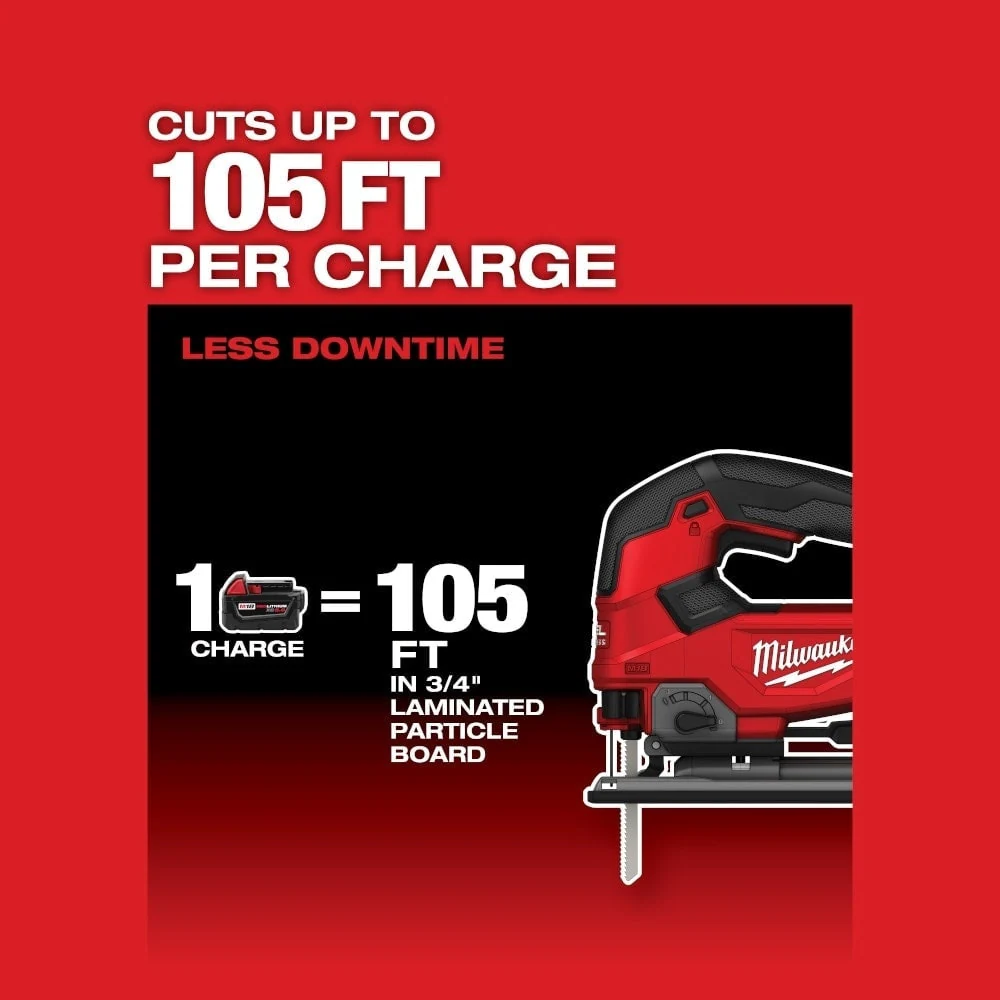 Milwaukee 2737-20 M18 FUEL 18V Lithium-Ion Brushless Cordless Jig Saw (Tool-Only)