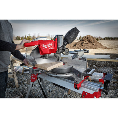 Milwaukee 2739-21HD M18 FUEL Cordless Brushless 12in Dual Bevel Sliding Compound Mitre Saw with ONE-KEY Kit